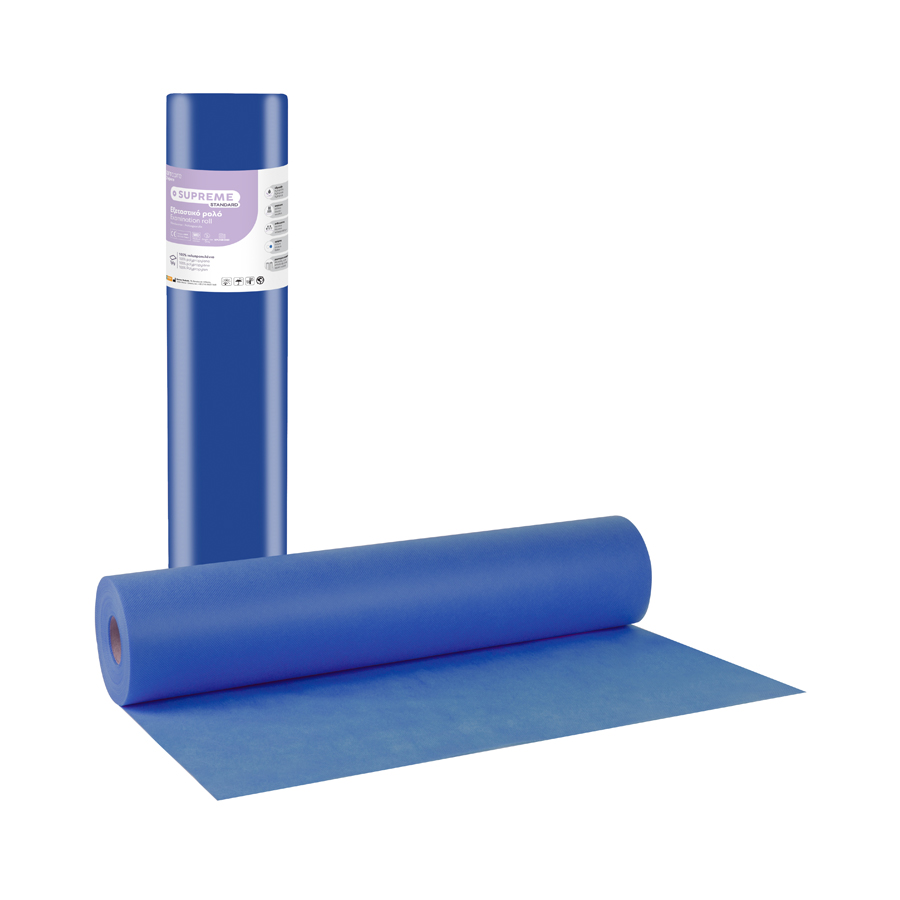 Εξεταστικό Ρολό Non woven Μπλέ 15gr Supreme Standard, Soft Care