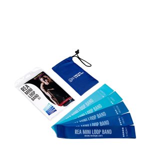 Rea Mini Loop Band Set 5 Λάστιχα γυμναστικής x-light/light/medium/heavy/x-heavy - Μπλε