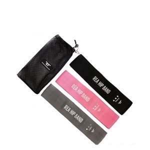 Rea Hip Band Set 3 Λάστιχα γυμ/κής 20-22,6 kg - Γκρι/Ροζ/Μαύρο