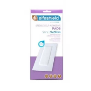 Alfashield Αποστειρωμένα Αυτοκόλλητα Επιθέματα 9X20cm 5τμχ   PLS-AS-005