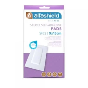 Alfashield Self-Adhesive Pads Αποστειρωμένα  Αυτοκόλλητα Επιθέματα  9x15 cm 5 τμχ   PLS-AS-004